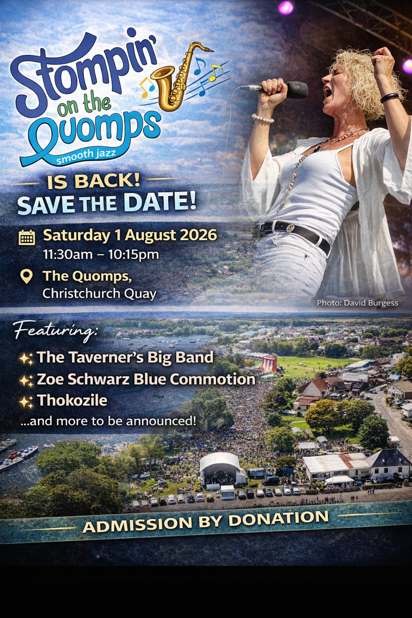 stompin on the quomps save the date